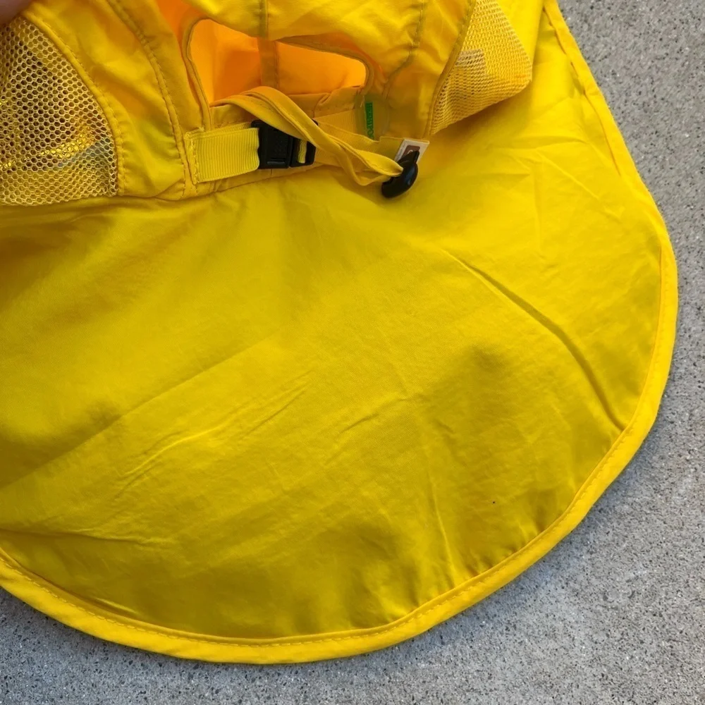 Kid's Heehipoo Hat Yellow Kangaroo One Size Adjustable Sun Protect Neck Nap Mesh